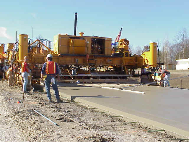 Smoothing Concrete Pavement