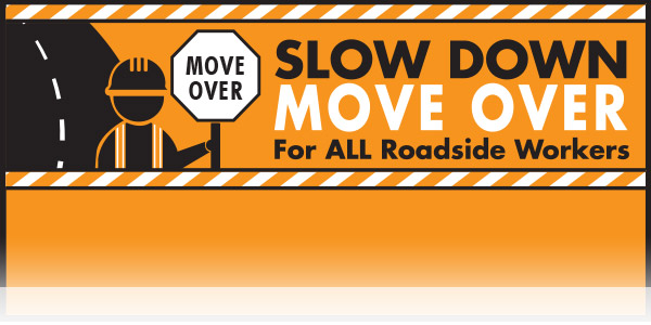Move Over Law requires motorists to cautiously shift over one lane — or slow down if changing lanes is not possible — when passing any vehicle with flashing lights on the side of a road. Its purpose is to protect everyone who works on our roads and everyone who travels on them.​