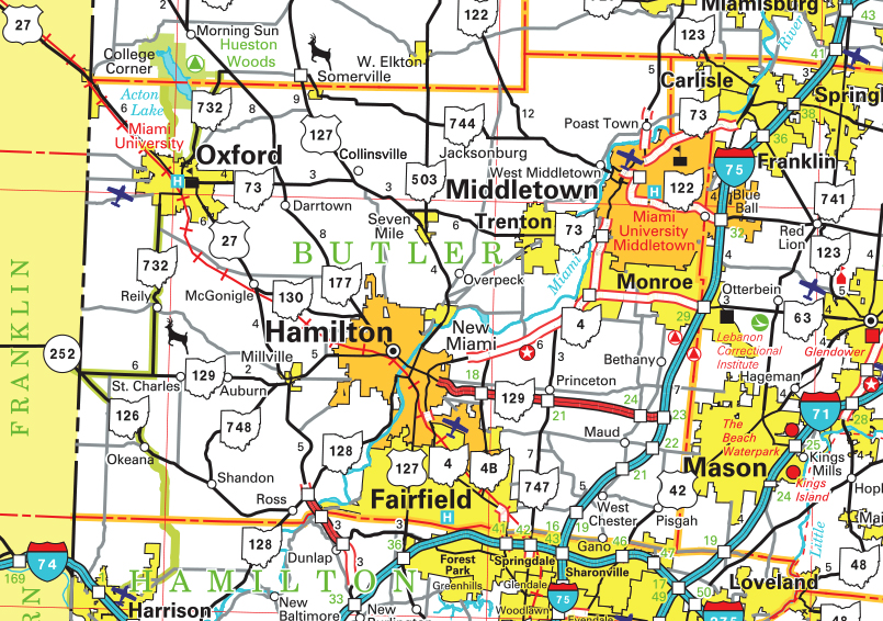 Browsing Through Butler County Maps Pictures More