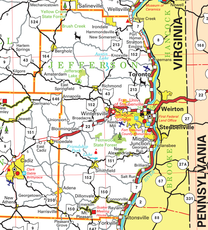 Pages County Map