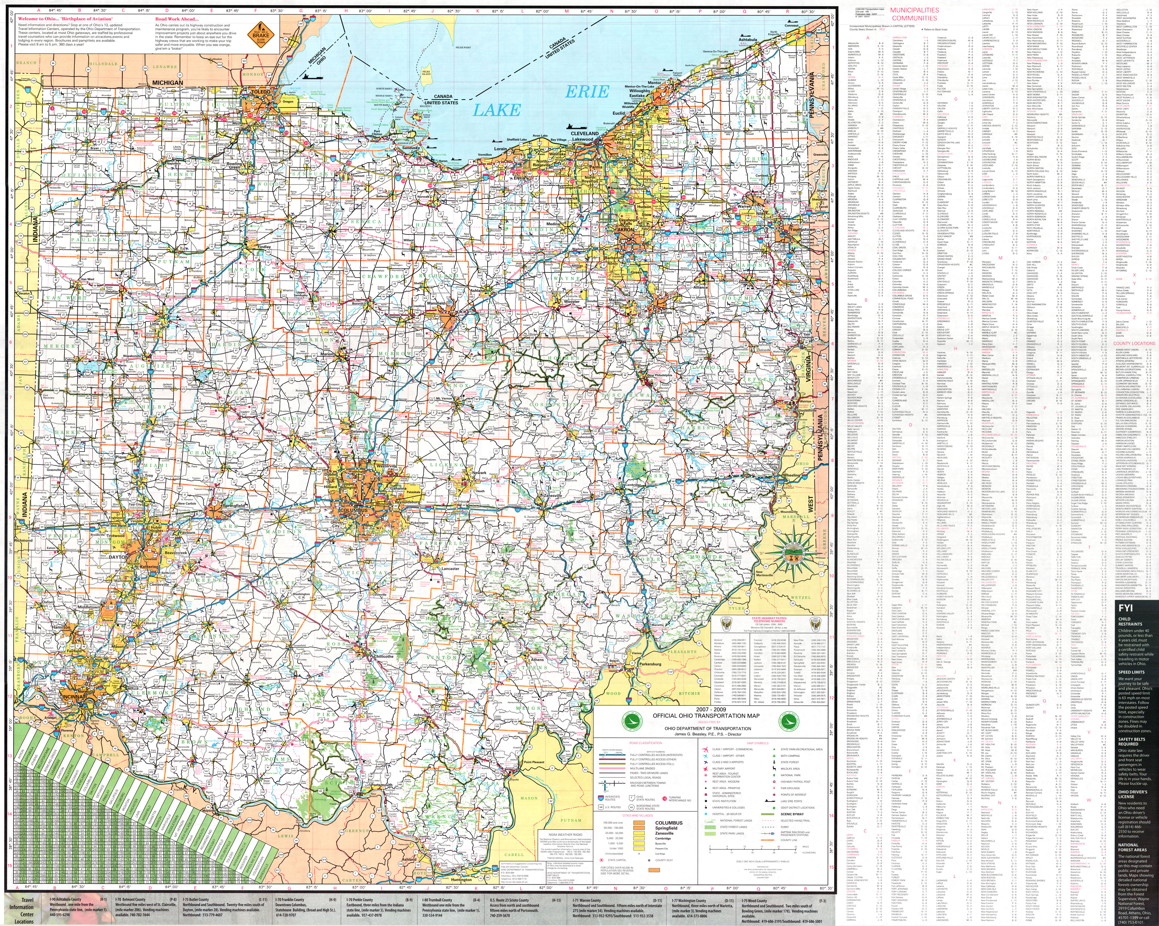 Map Of Ohio