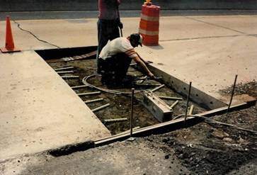 255 grout install