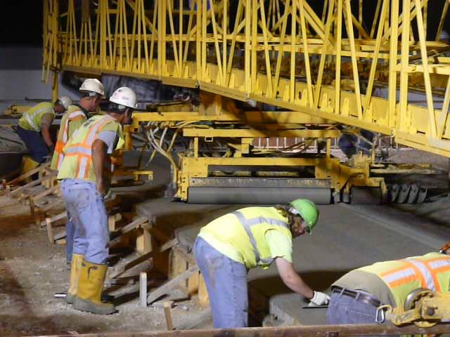 I-90 Twin Bridge Replacement Deck Pour